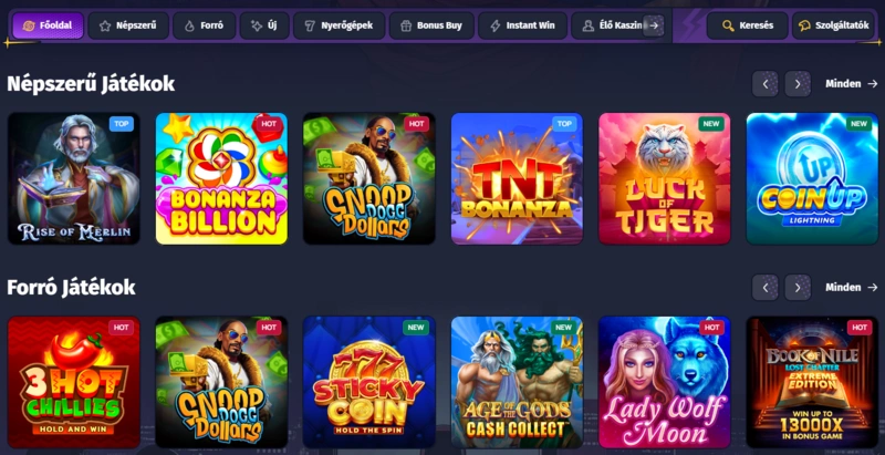 Spinlander Casino Games